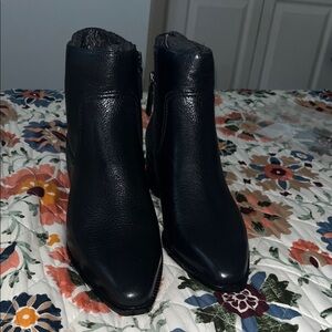 Cole Haan Midnight Black Ankle Boots